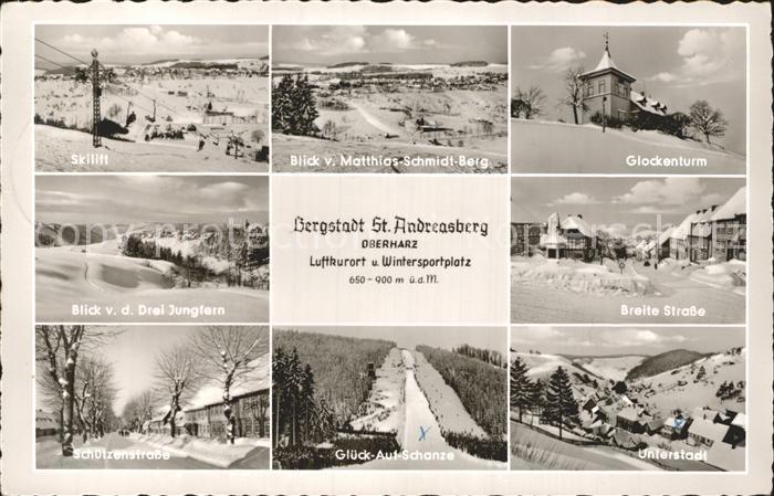 St Andreasberg Harz Breite Strasse Unterstadt Glockenturm