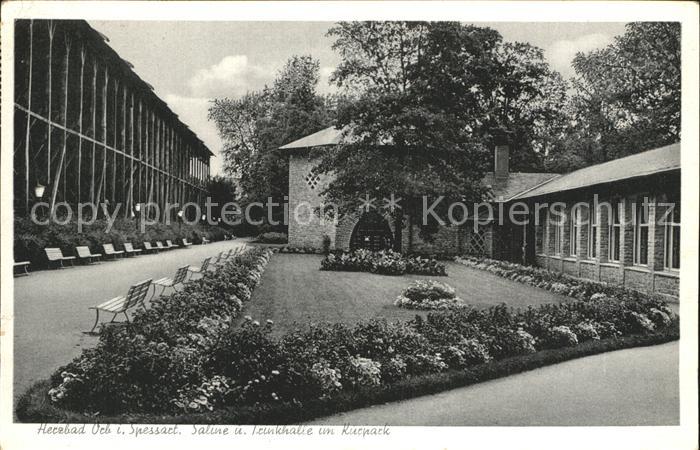 Bad Orb Saline und Trinkhalle im Kurpark