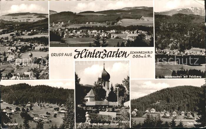 Hinterzarten Breisgau-Hochschwarzwald BW Feldberg Teilansicht Kirche