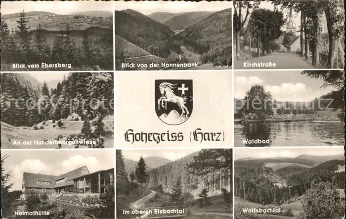Hohegeiss Harz Waldbad Nonnenbank Kirchstrasse