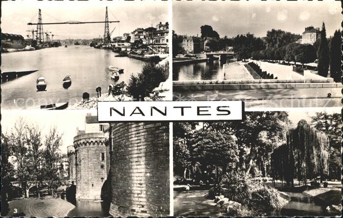 Nantes Loire Atlantique Burg Bruecke Stadtpark