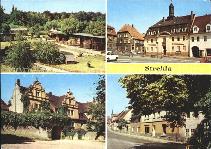 Strehla Tierpark Rathaus Schlosseingang Hauptstrasse
