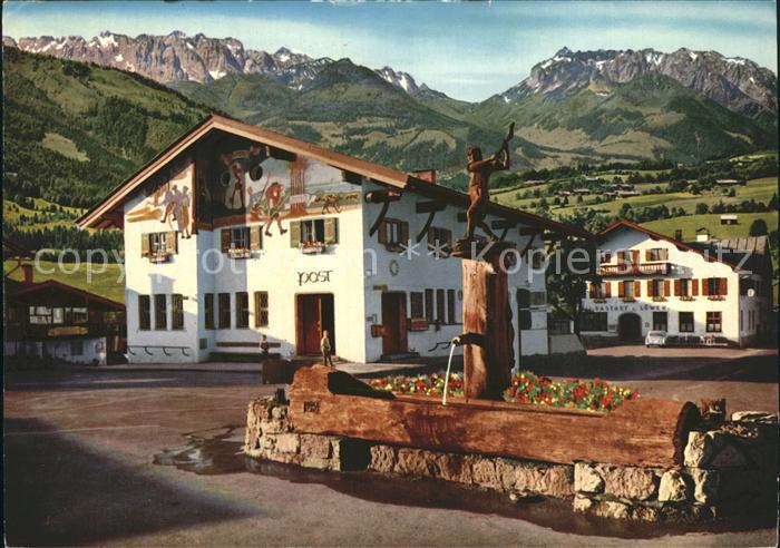 Reit Winkl Dorfplatz Kaisergebirge