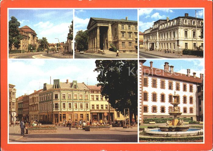 Meiningen Thueringen August- Bebel- Strasse Landestheater Platz der Republik