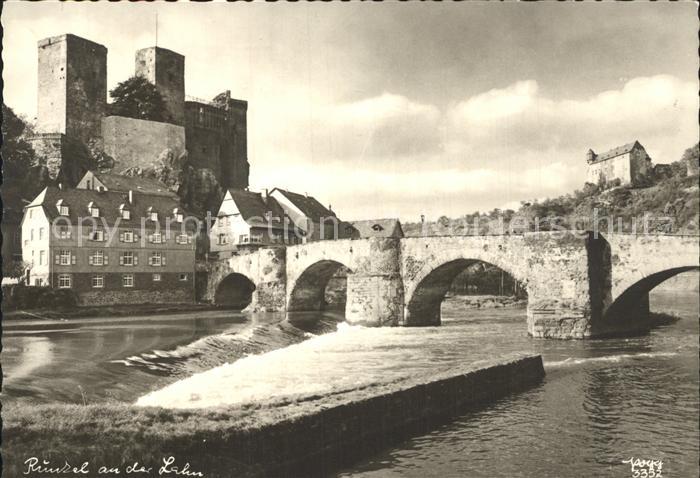 Runkel Lahn Bruecke Burg