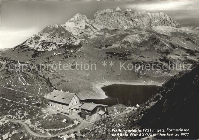 Lech Vorarlberg Freiburgerhuette Formarinsee Rote Wand