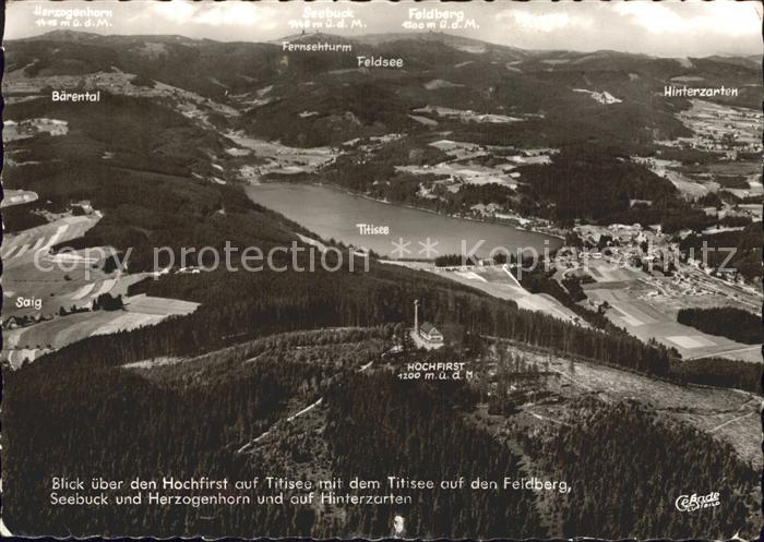 TITISEE Schwarzwald BW Hochfirst Seebuck Herzogenhorn