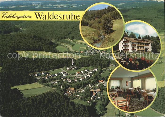 Waldachtal Fliegeraufnahme Erholungsheim Waldesruhe