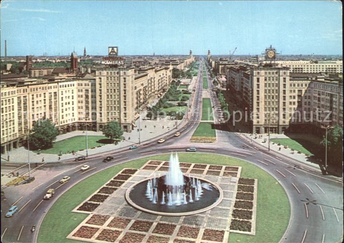 BERLIN  CITY Blick vom Strausberger Platz auf Karl Marx Allee