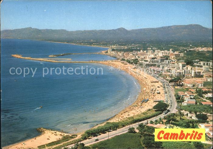Cambrils Strand Stadtansicht