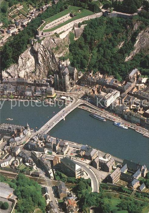 Dinant Wallonie Fliegeraufnahme