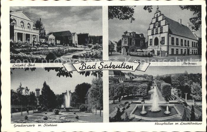 Bad Salzuflen Leopold-BAd Rathaus Gradierwerk