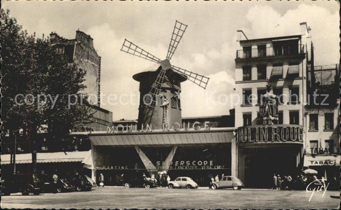 Paris Moulon Rouge Place Blanche Montmartre