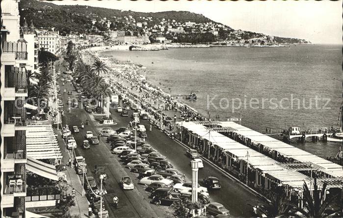 Nice Alpes Maritimes La Promenade des Anglais et le Mont Baron