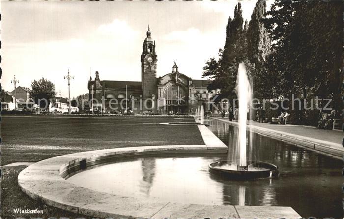Wiesbaden Reisingerbrunnen am Hauptbahnhof