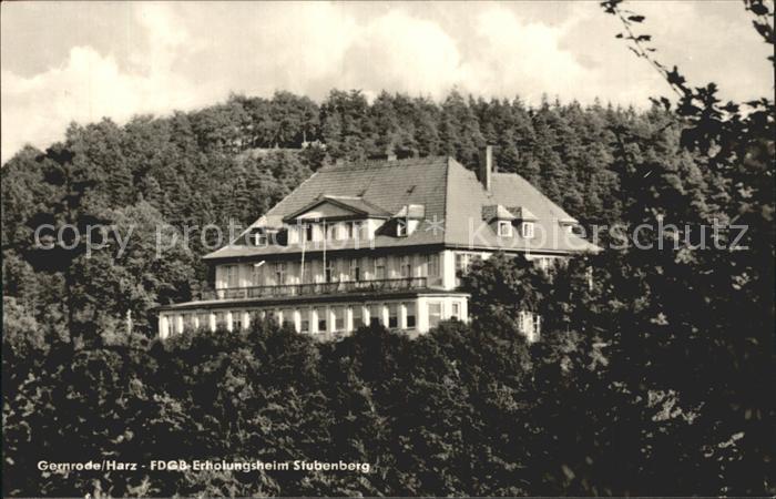 Gernrode Harz Erholungsheim Stubenberg