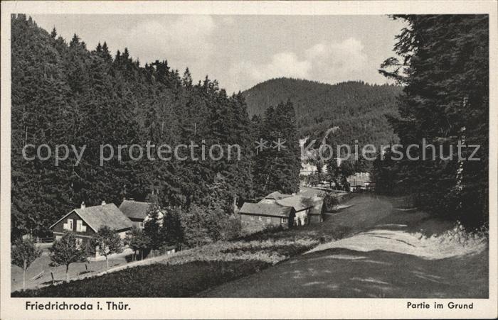 Friedrichsroda Partie im Grund
