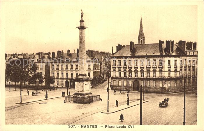 Nantes Loire Atlantique Place Louis der 16.