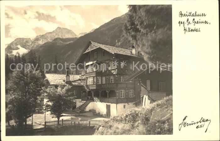 Breitlahner Haus im Zillertal