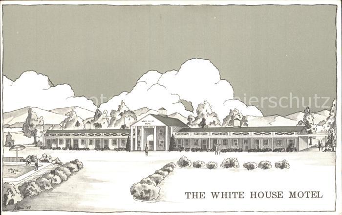 Charlottesville Virginia The White House Motel Kuenstlerkarte