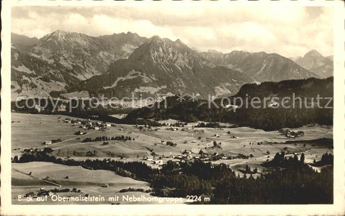 Obermaiselstein mit Nebelhorngruppe