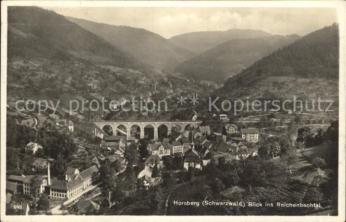 Hornberg Schwarzwald Viadukt und Reichenbachtal
