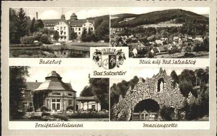 Bad Salzschlirf Badehof Mariengrotte Bonifatiusbrunnen