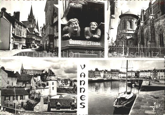 Vannes 56 Cathedrale Altstadt Hafen