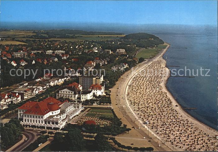Travemuende Ostseebad Fliegeraufnahme Casino Strand