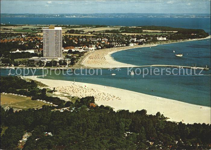 Travemuende Ostseebad Fliegeraufnahme Strand