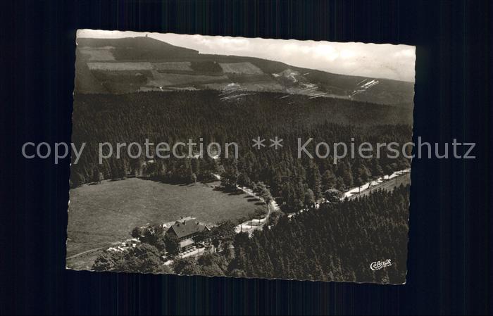 Braunlage Harz Restaurant Koenigskrug Fliegeraufnahme
