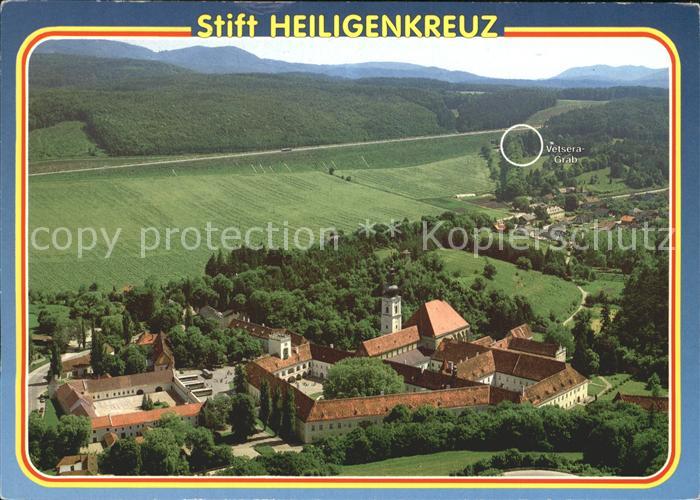 Heiligenkreuz Niederoesterreich Fliegeraufnahme Stift im Wienerwald