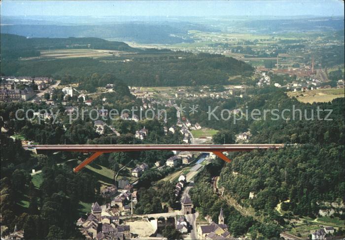 LUXEMBOURG Luxemburg Fliegeraufnahme Pont Grande Duchesse Charlotte
