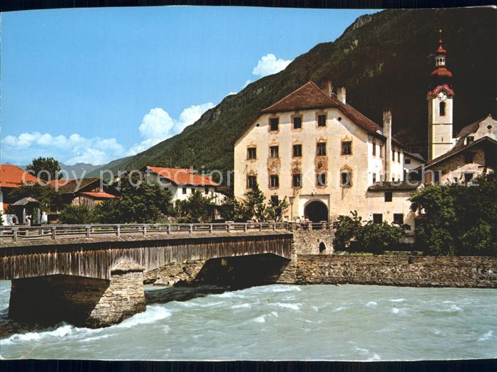 Pfunds Innbruecke mit Gasthof zum Turm