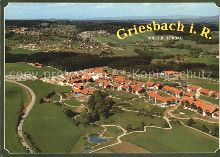 Griesbach Rottal Fliegeraufnahme Dreiquellenbad