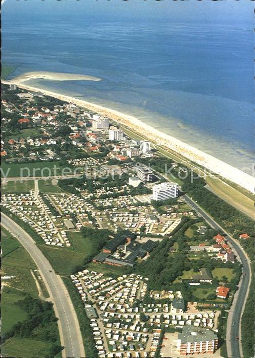 Cuxhaven Nordseebad Fliegeraufnahme
