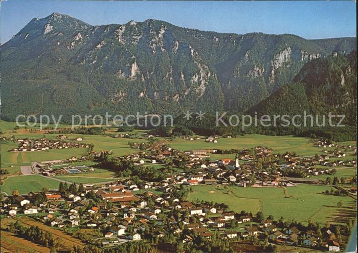 Inzell Traunstein Bayern Fliegeraufnahme mit Staufen