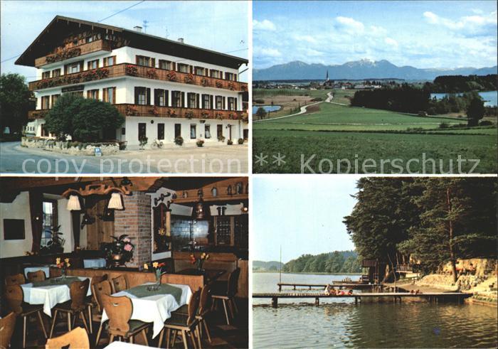 Eggstaett Oberbayern Gasthaus Metzgerei Pension Widemann