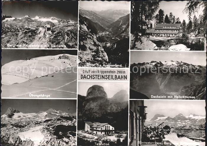 Dachstein Gebirge Dachsteinseilbahn Berghaus-Krippenstein Hallstaettersee Talsta