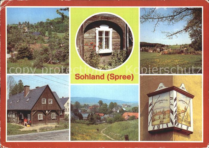 Sohland Spree Oberdorf Heimatmuseum Sonnenuhr