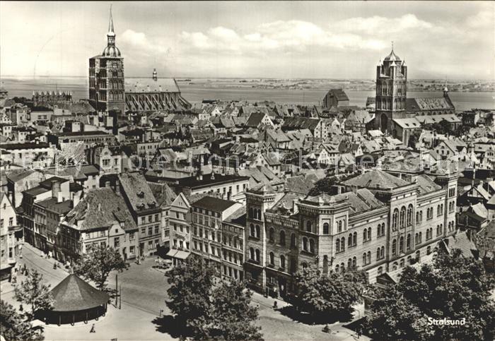 Stralsund Mecklenburg Vorpommern Fliegeraufnahme