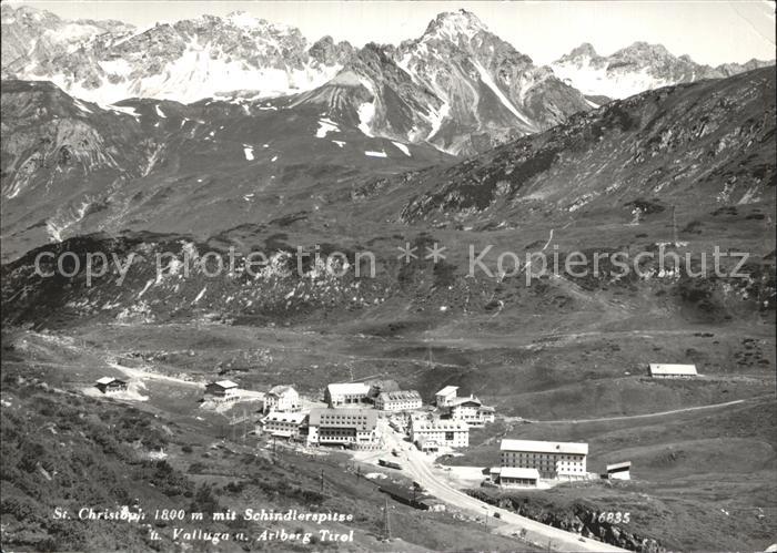 Lech Vorarlberg St. Christoph mit Schindlespitze