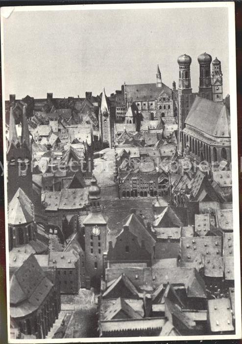 Muenchen Bayern Stadtmodell von Jakob Sandtner