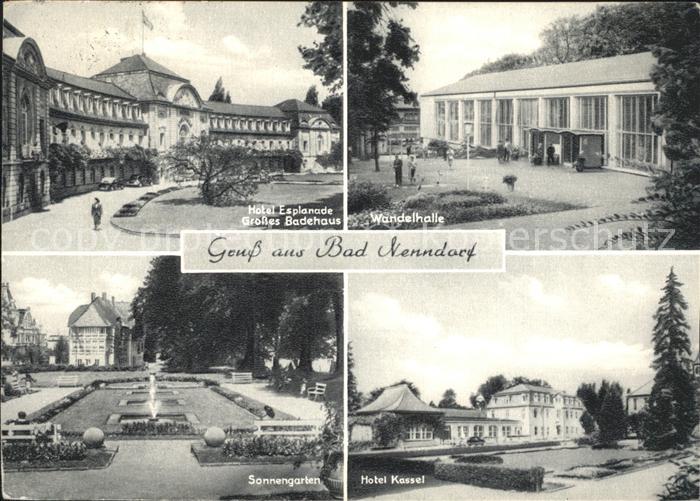 Bad Nenndorf Hotel Esplanade Grosses Badehaus Wandelhalle Hotel Kassel