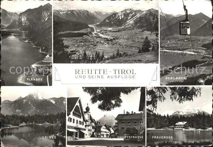 Reutte Tirol Plansee Bergbahn Frauensee Hauptstrasse