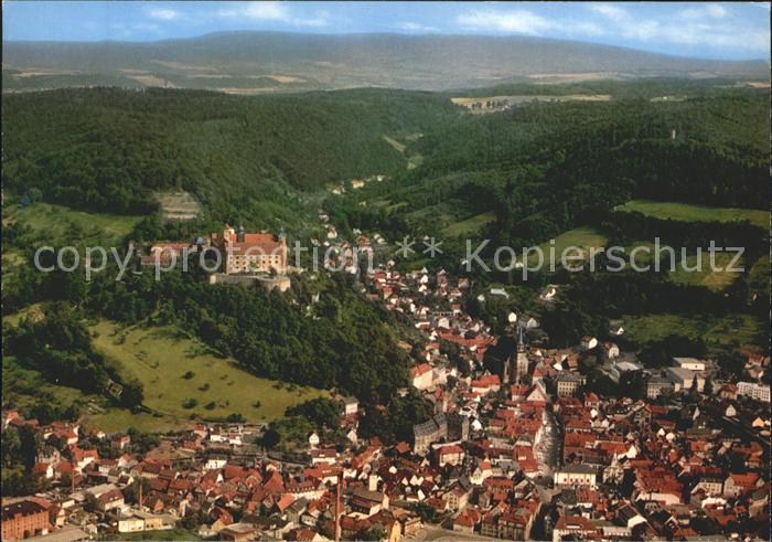 Kulmbach Bayern Fliegeraufnahme Plassenburg