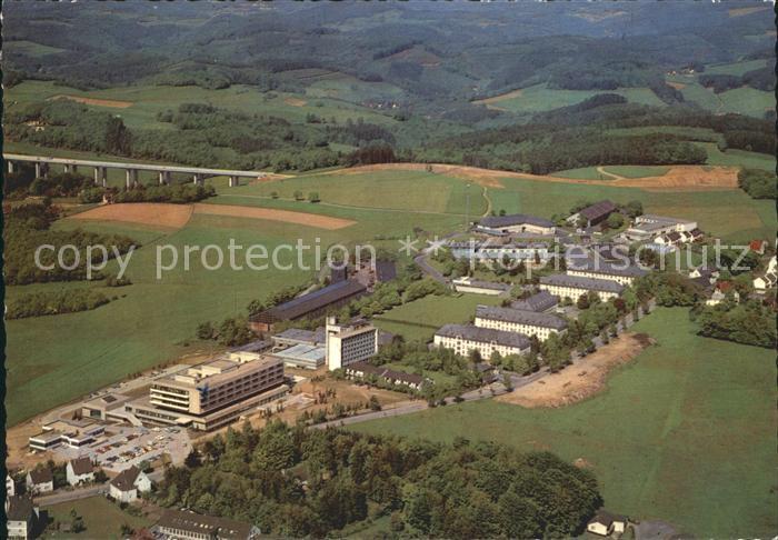 Hellersen Luedenscheid Fliegeraufnahme Krankenhaus Sportverletzte