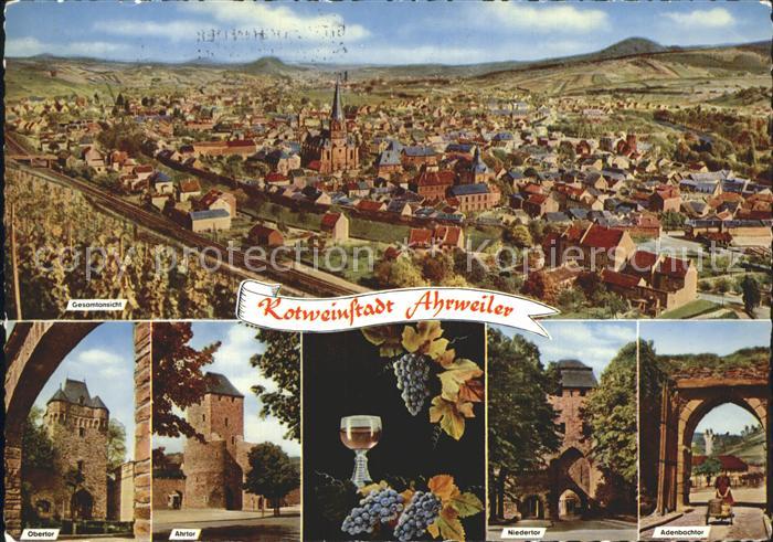 Ahrweiler Ahr Obertor Ahrtor Niedertor Adenbachtor