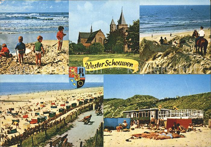 Schouwen Duiveland Strand Pferd Kirche