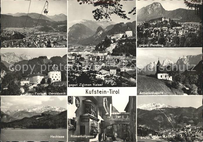 Kufstein Tirol Antoniuskapelle Roemerhofgasse Hechtsee Festung Geroldseck